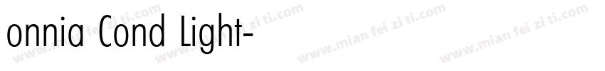 onnia Cond Light字体转换
